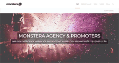Desktop Screenshot of monstera.se